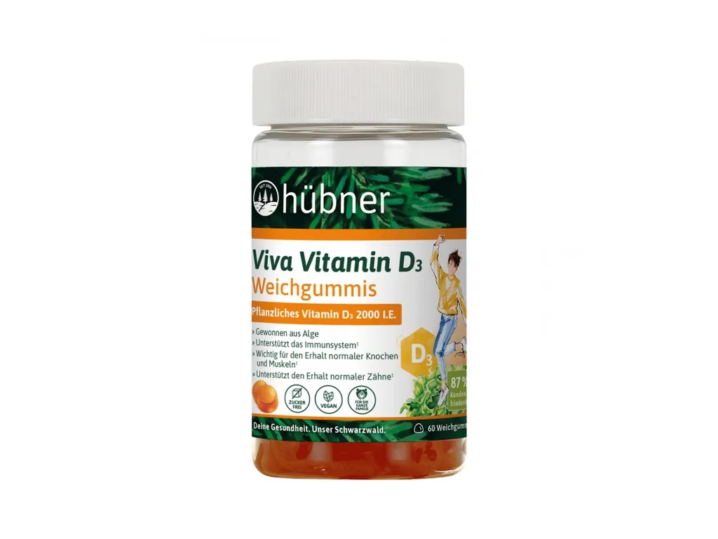 Hübner Viva Vitamin D3 Weichgummis (60 Stück)