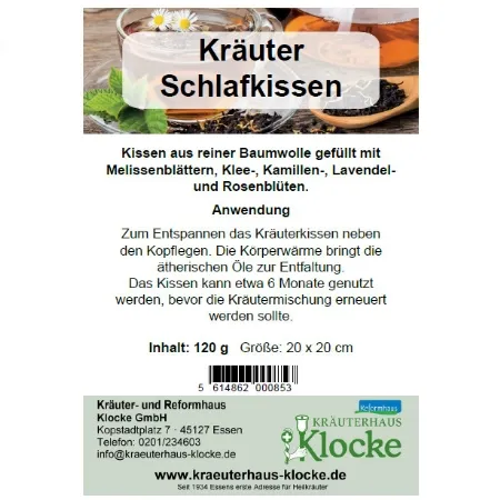 Klocke Kräuter-Schlafkissen – Bild 2