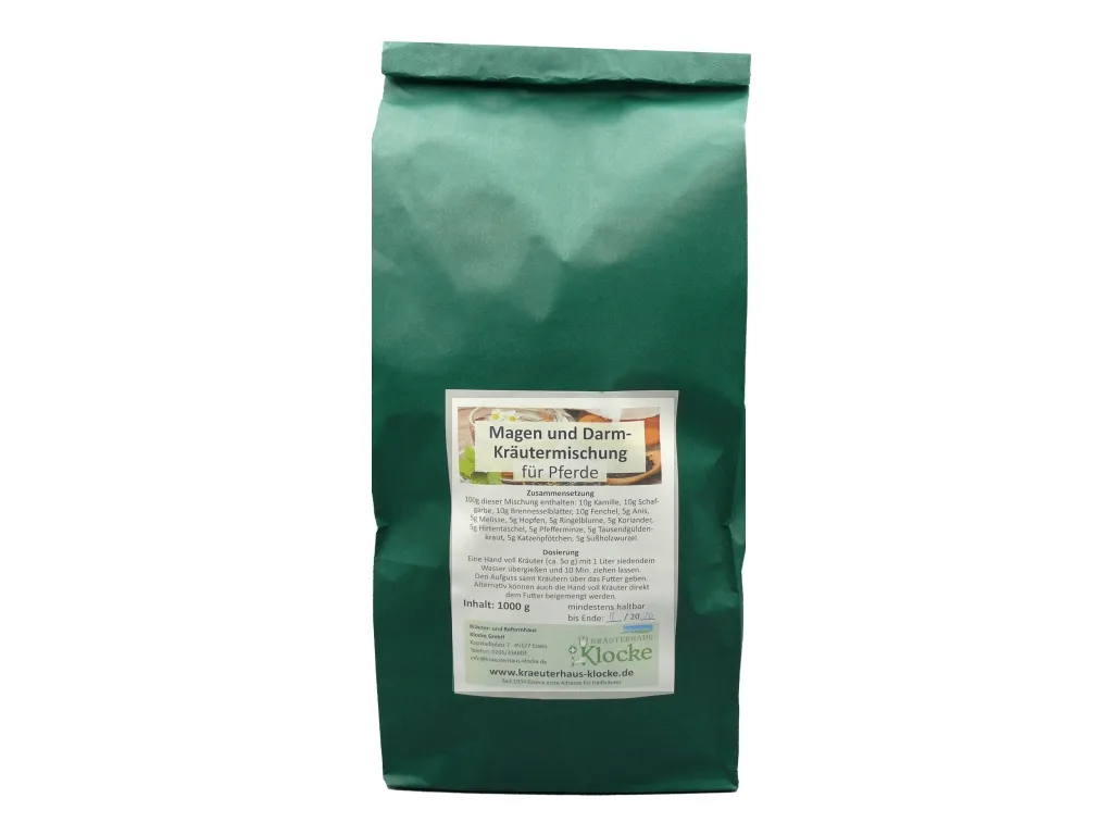 Klockes Magen- und Darm Kräutermischung für Pferde