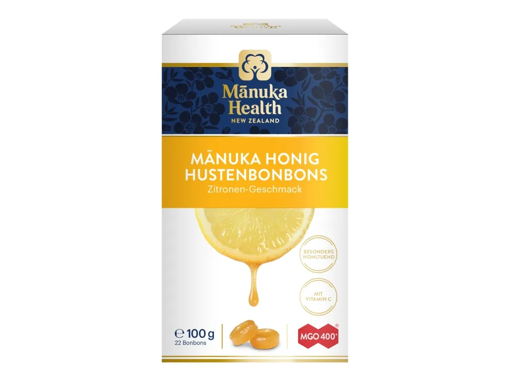 Manuka Honig MGO400+ Lutschbonbons mit Zitrone (100g)
