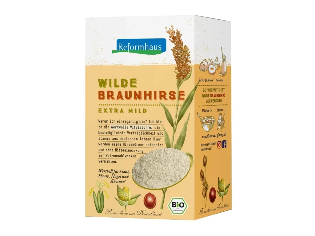 Reformhaus Wilde Braunhirse fein vermahlen bio (1000g+150g gratis)