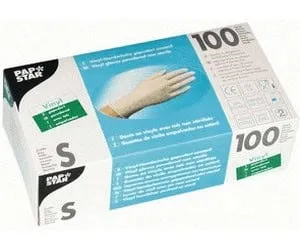 Papstar Handschuhe Vinyl puderfrei transparent Gr. S 100 St