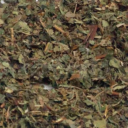 Rosskastanienblätter geschnitten