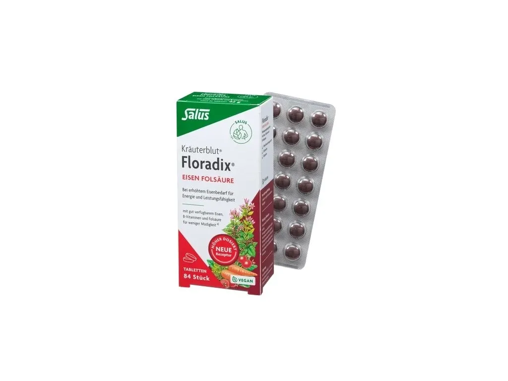 Salus Floradix Eisen-Folsäure Tabletten