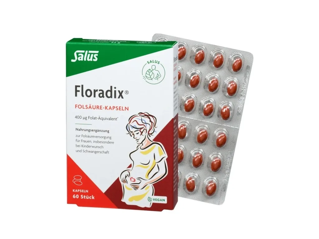 Salus Floradix Folsäure Kapseln (60 Stück)