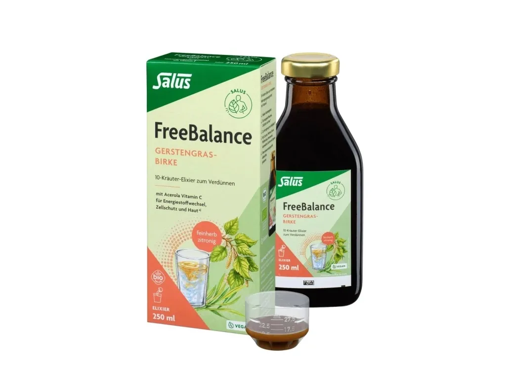 Salus Freebalance Gerstengras-Birke 10-Kräuter-Elixier (250ml)