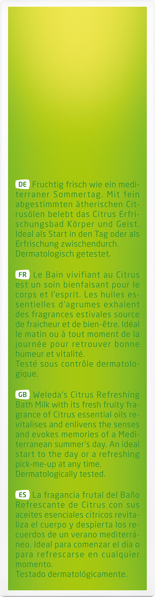 Citrus Erfrischungsbad Weleda 200 ml – Bild 2