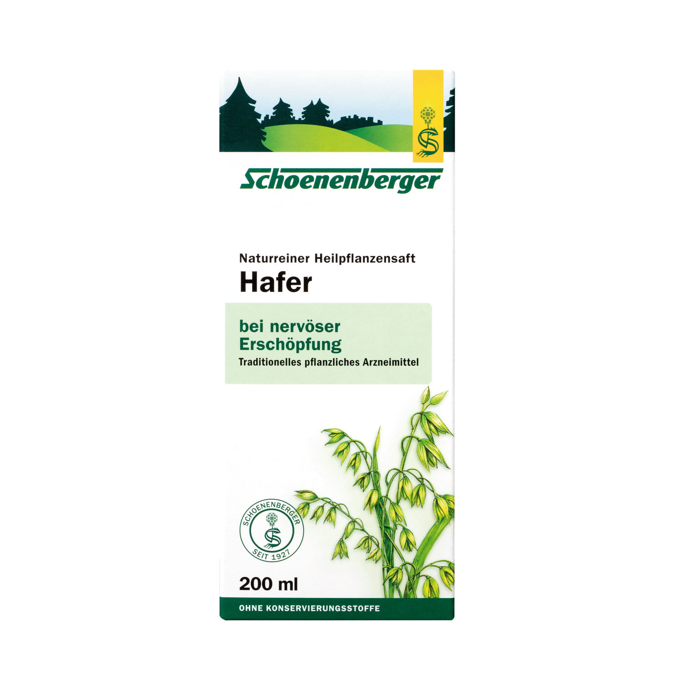 Hafer Naturreiner Heilpflanzensaft 200 ml – Bild 4