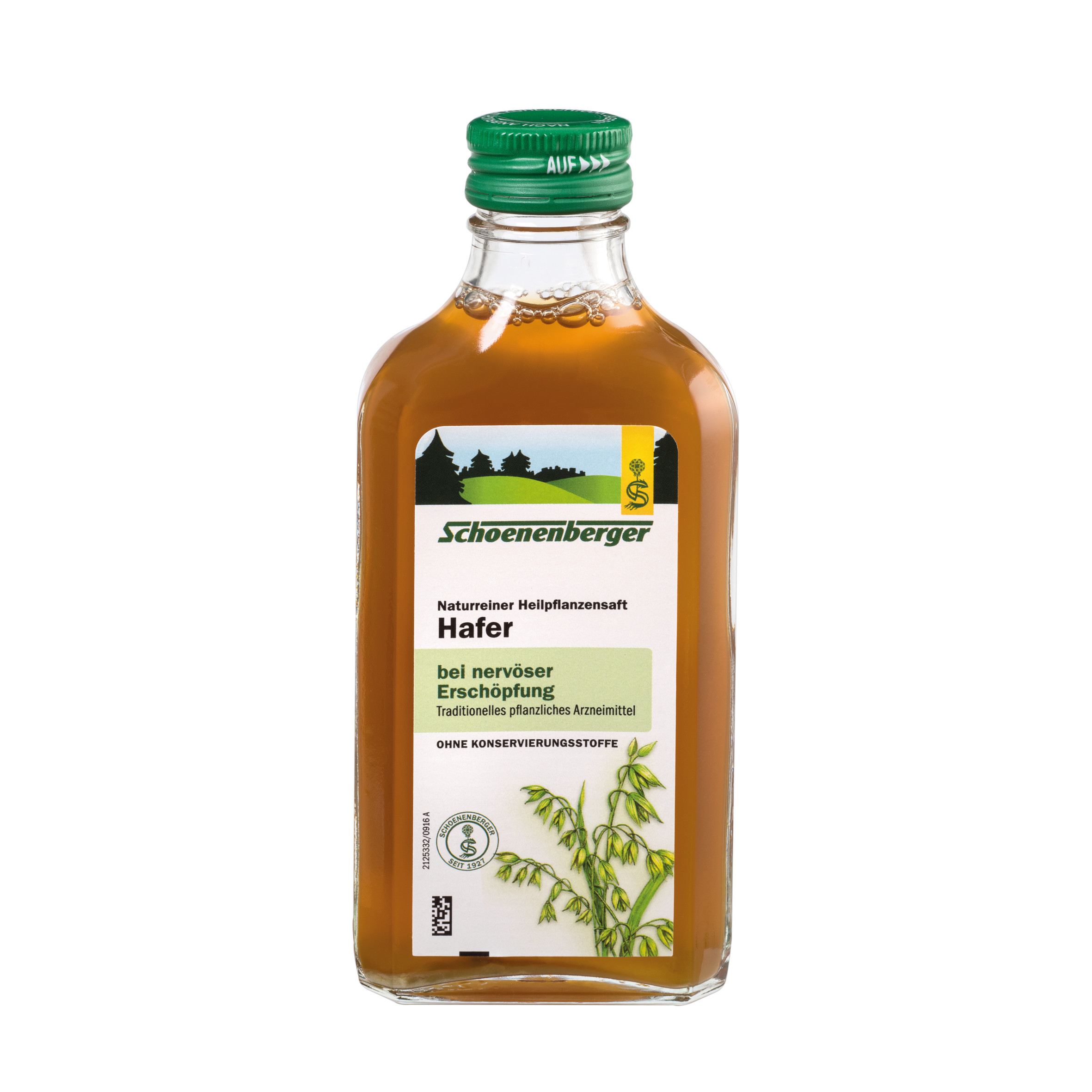 Hafer Naturreiner Heilpflanzensaft 200 ml – Bild 2