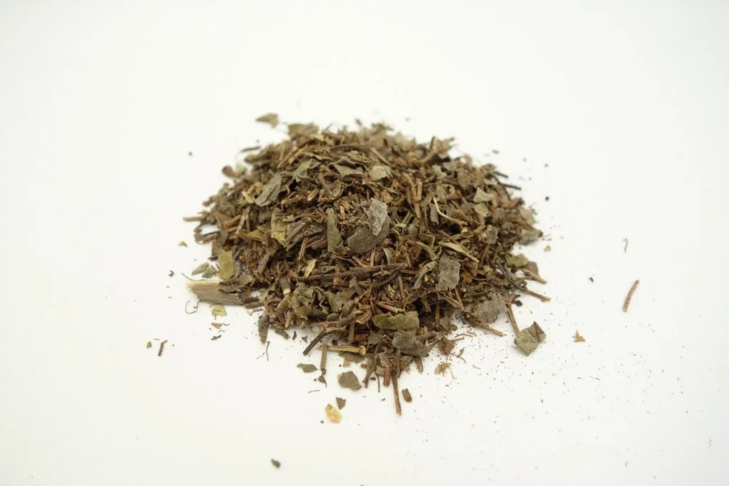 Rebhuhnbeerenkraut (Mitchellakraut) geschnitten, , (getrocknet)