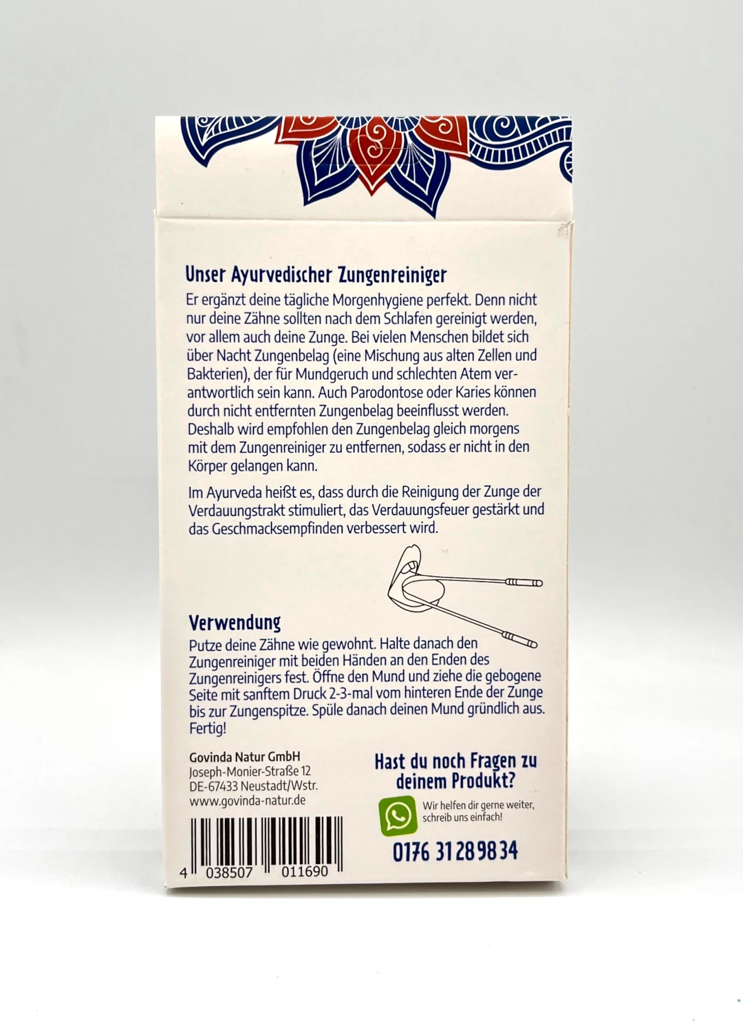 Zungenreiniger Kupfer – Bild 2