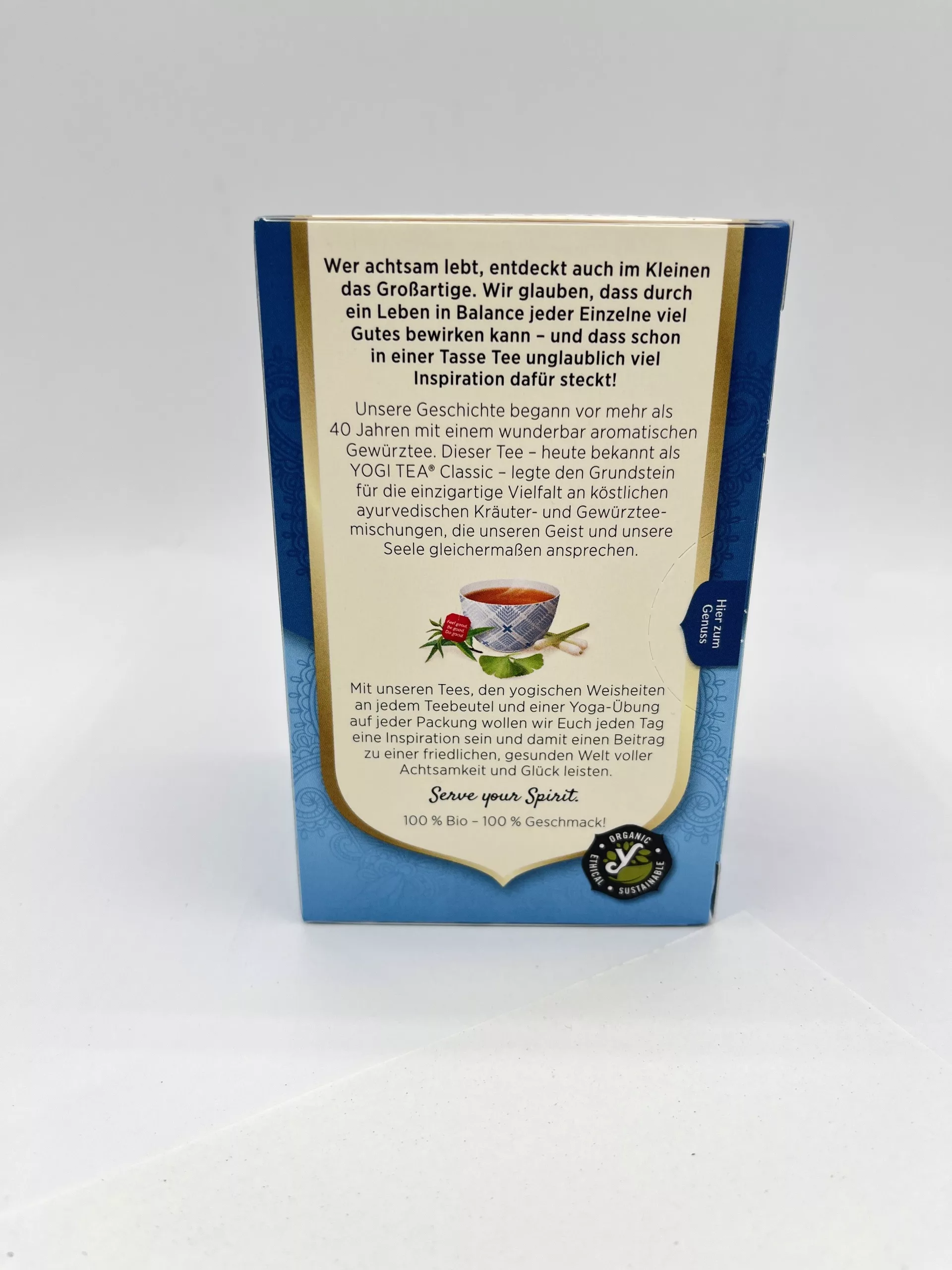 Yogi-Tea Klarer Geist 17 Teebeutel Bio, kbA – Bild 3