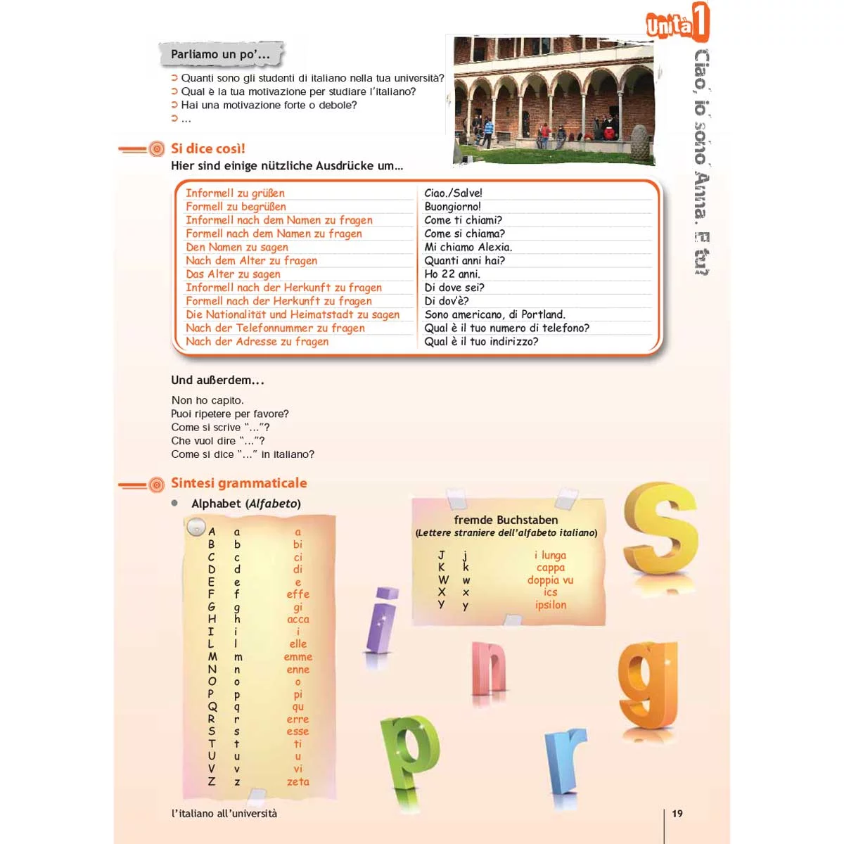 L’italiano all’università 1 für deutschsprachige Lerner (A1-A2) – Bild 6