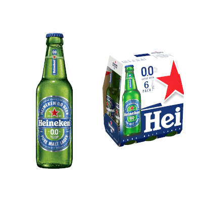 Heineken 0.0 Alkoholfrei Träger 6/0,33L