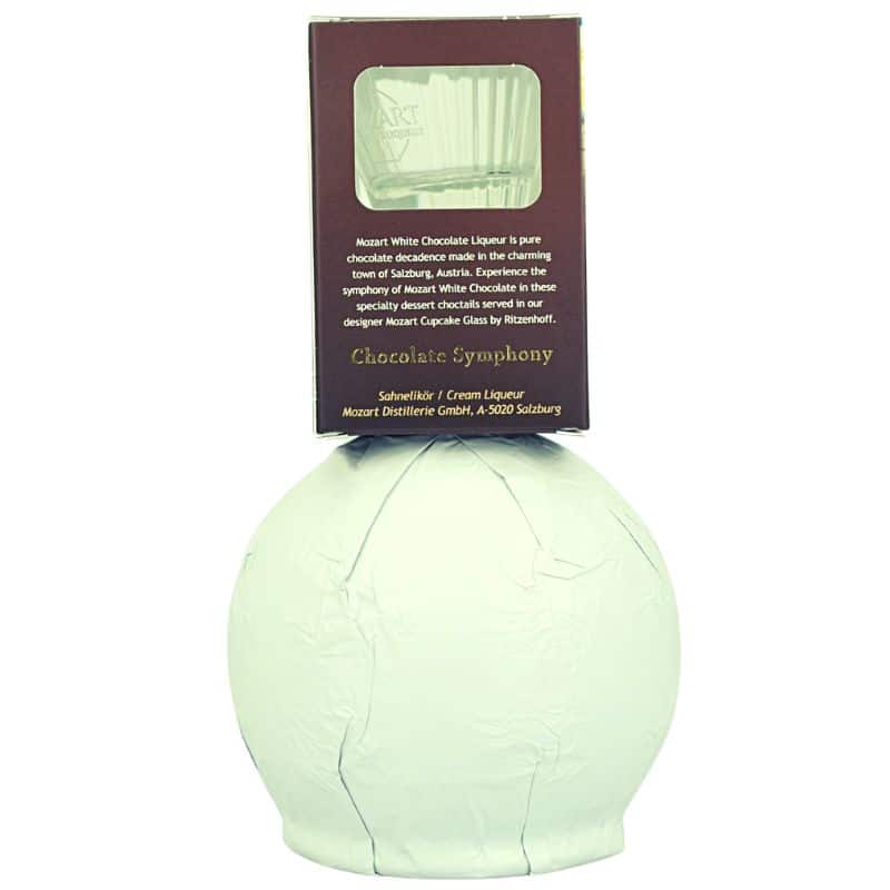Mozart White Chocolate Vanilla Cream mit Glas – Bild 2