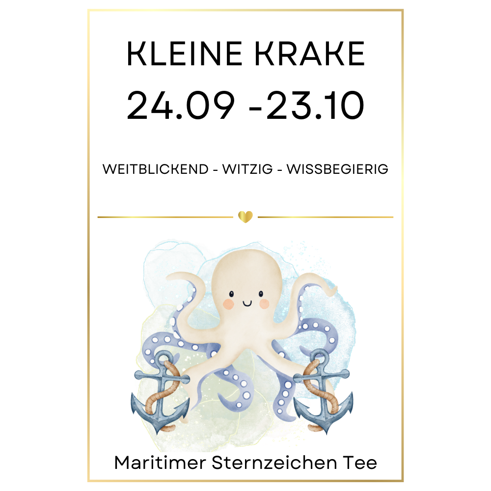 MARITIMER STERNZEICHEN KLEINE KRAKE 24.09 -23.10