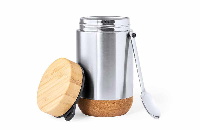 Lunchbox Edelstahl und Kork – Bild 4