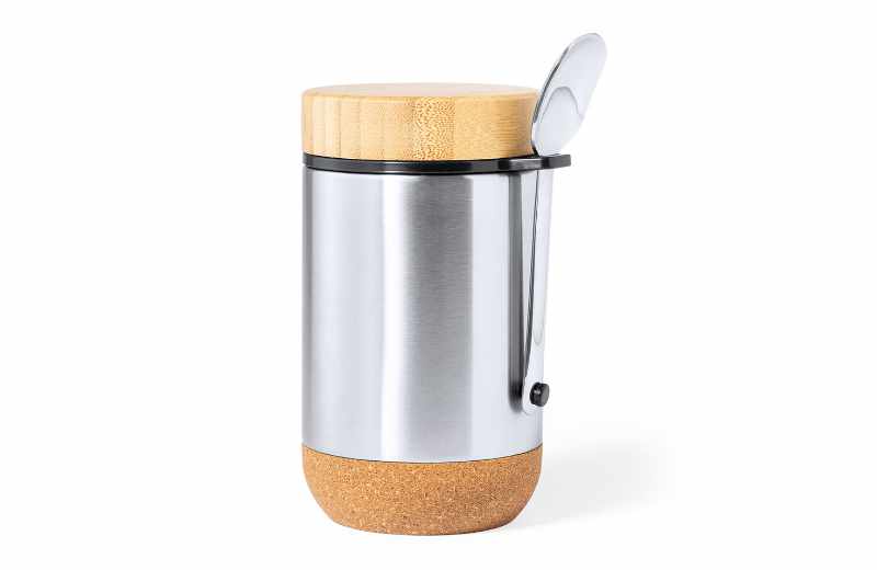 Lunchbox Edelstahl und Kork