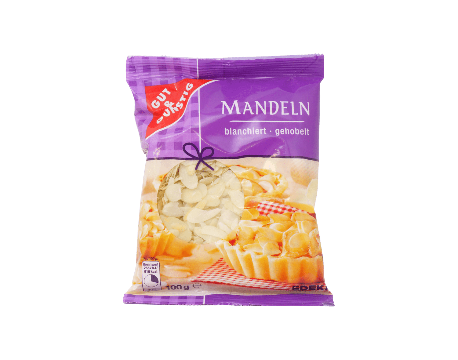 Mandeln blanchiert gehobelt 100g, GUT & GÜNSTIG