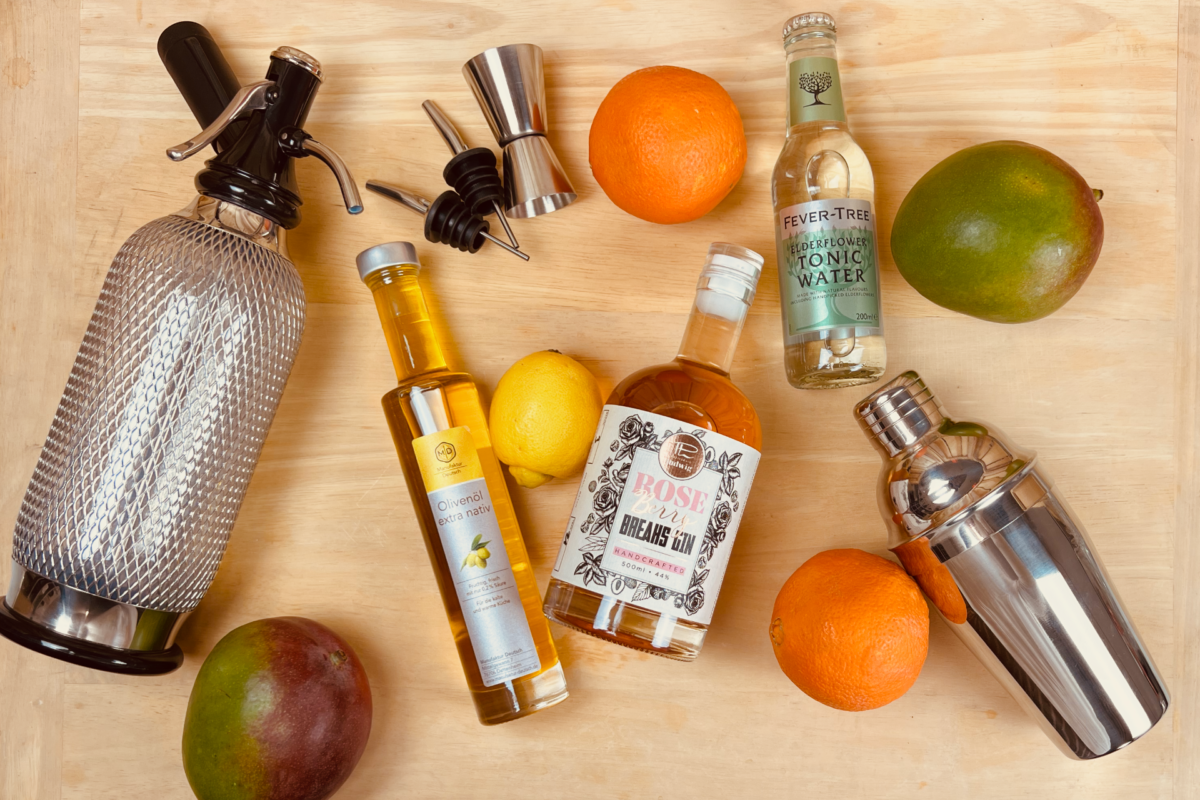 Lerne Cocktails vom Profi. Cocktail-Box BEACH