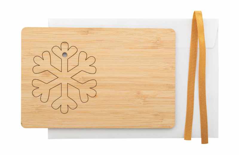 Weihnachtliche Grußkarte Bambus – Bild 2