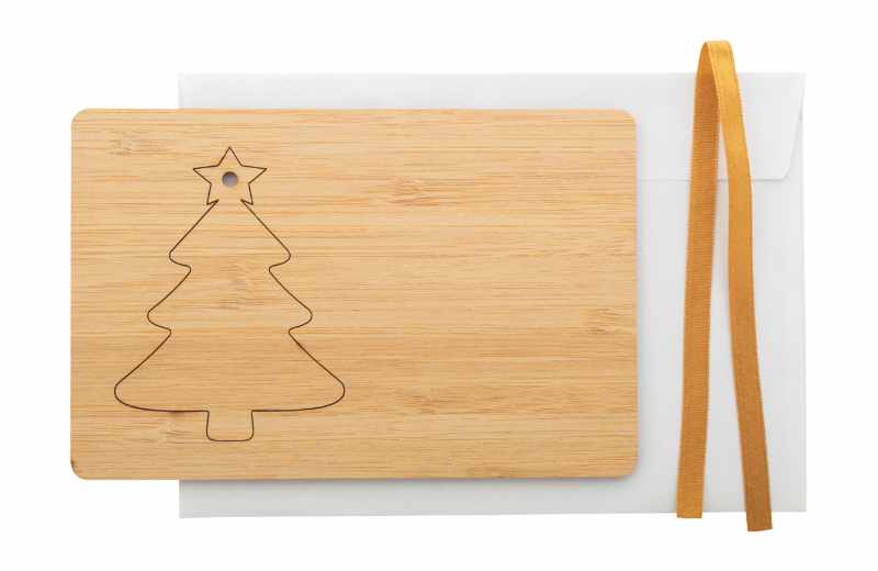 Weihnachtliche Grußkarte Bambus – Bild 4