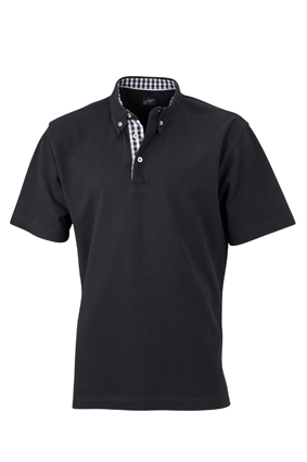 Mens Plain Polo James & Nicholson – Bild 2