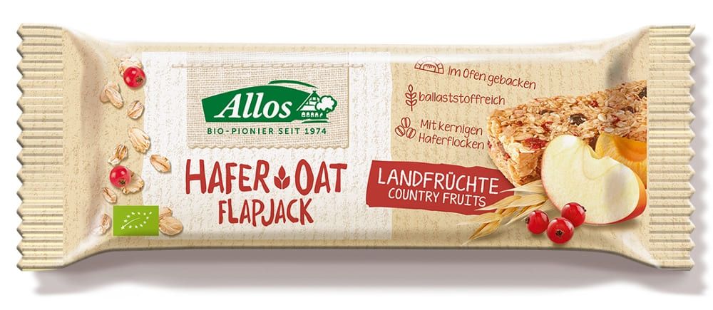 Allos Flapjack Landfrüchte 16 Stück zu 50 g – Bild 2