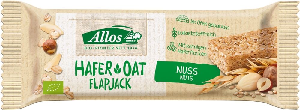 Allos Flapjack Nuss 16 Stück zu 50 g – Bild 2