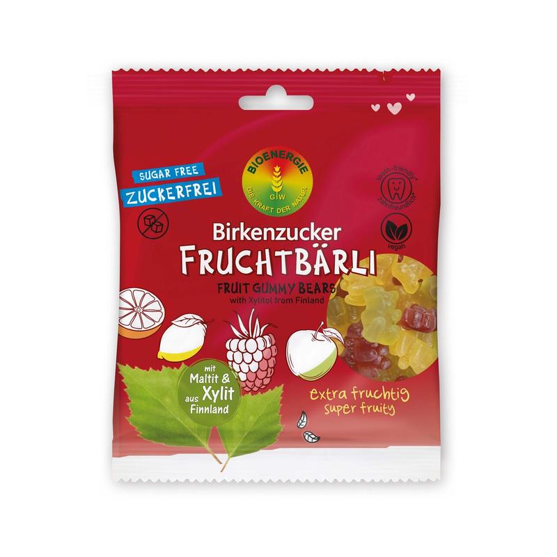 Bioenergie Wagner Birkenzucker Fruchtbärli 15 Stück zu 50 g