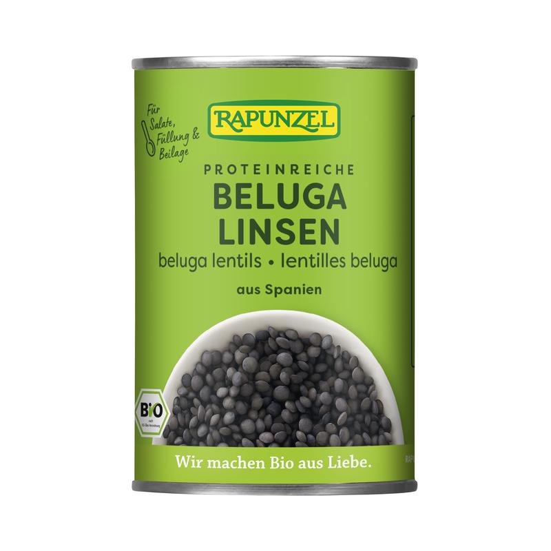 Rapunzel Proteinreiche Beluga Linsen 6 Stück zu 400 g – Bild 2