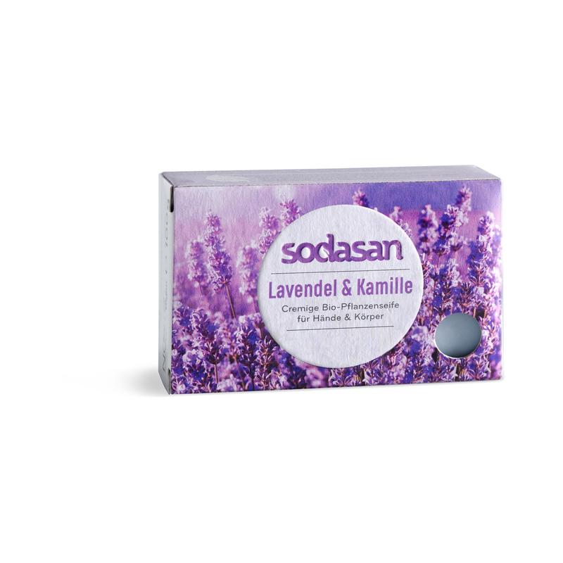 Sodasan – Lavendel & Kamille Pflanzenseife 12 Stück zu 100 g