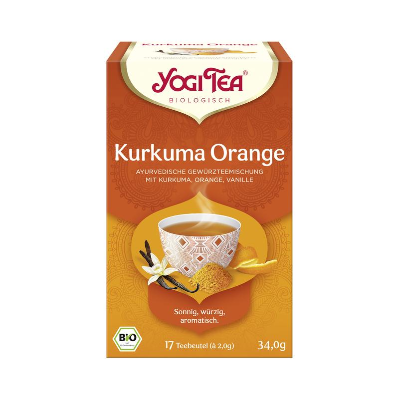Yogi Tea – Kurkuma Orange Teebeutel 6 Stück