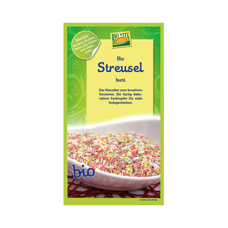 Biovita Streusel bunt 12 Stück zu 60 g – Bild 2