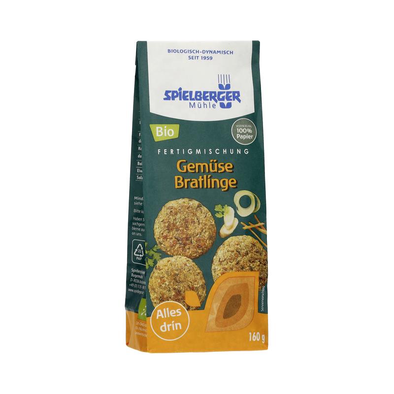 Spielberger Mühle – Gemüse Bratlinge 4 Stück zu 160 g