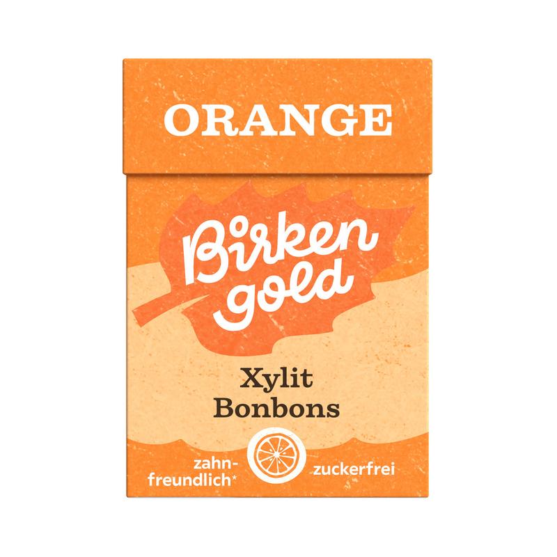 Birkengold Orange Xylit Bonbons 20 Stück zu 30 g