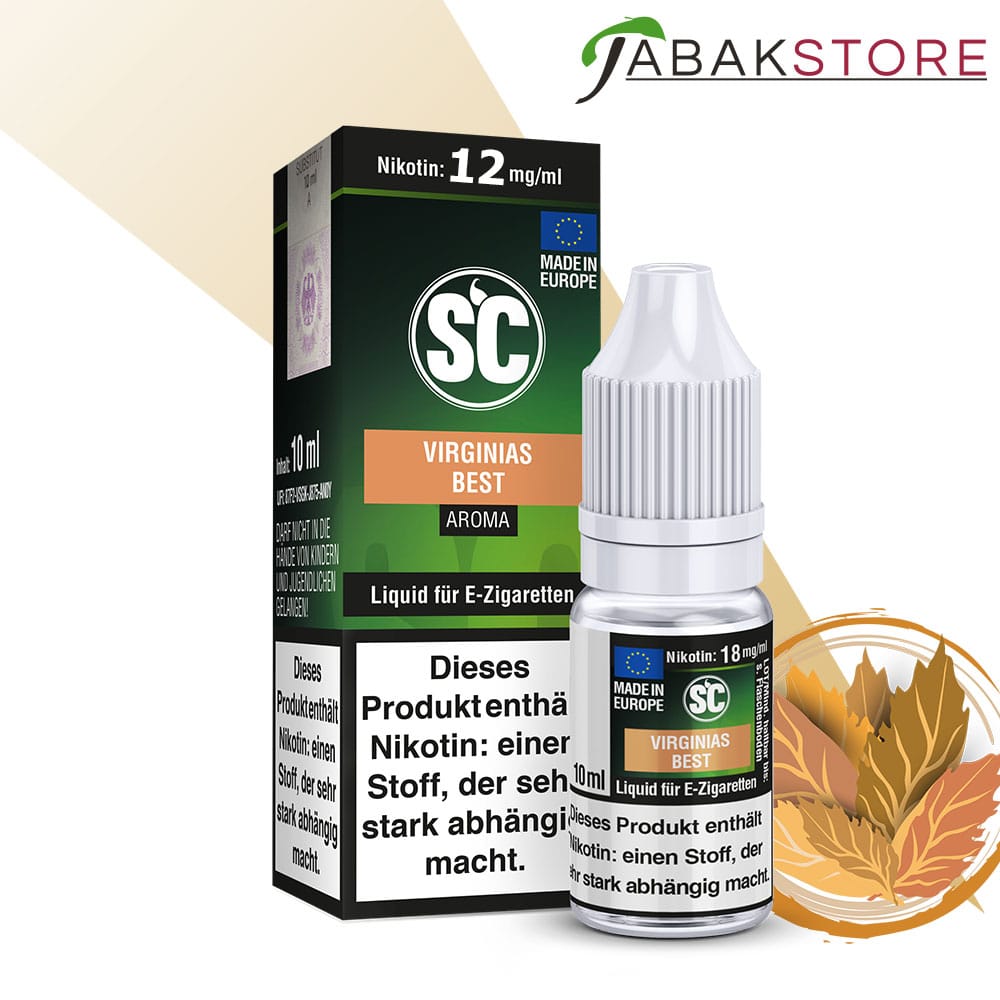 SC – Virginas Tabak – Liquid 10ml Liquid 12 mg/ml