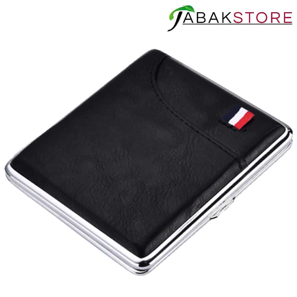 Champ Zigarettenetui | Schwarz – Blau | Platz für bis zu 20 Zig. – Bild 2