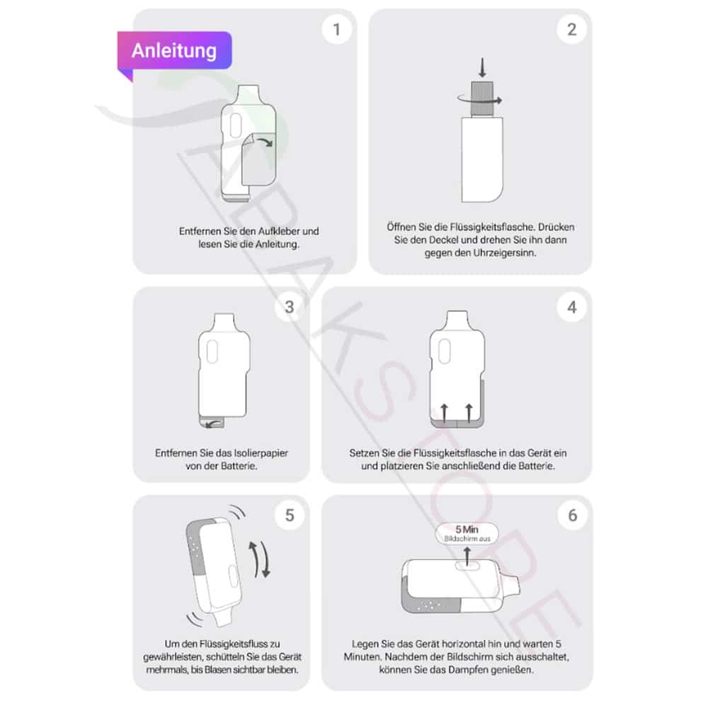 Elfbar Max 6000 Pods – Blueberry Sour Raspberry | 20mg – Bild 2