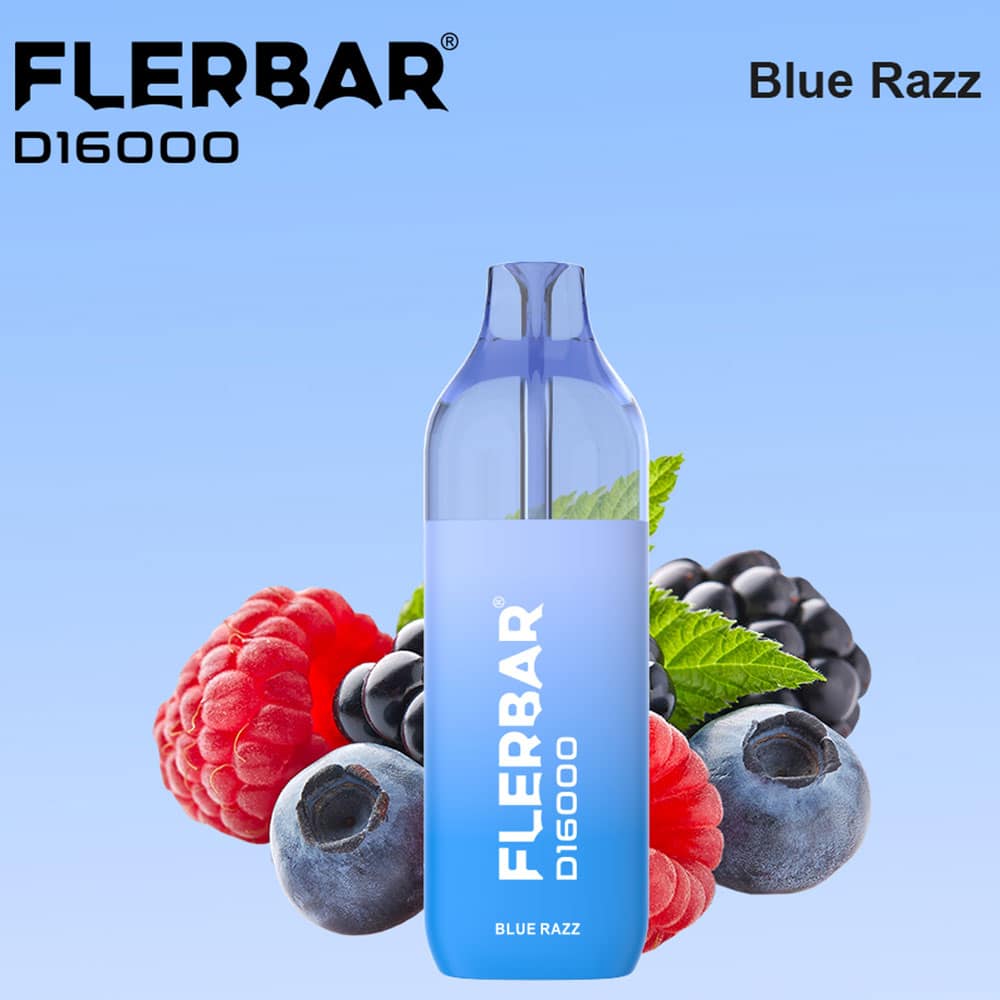 Flerbar D16000 | Blue Razz | 2ml + 10ml