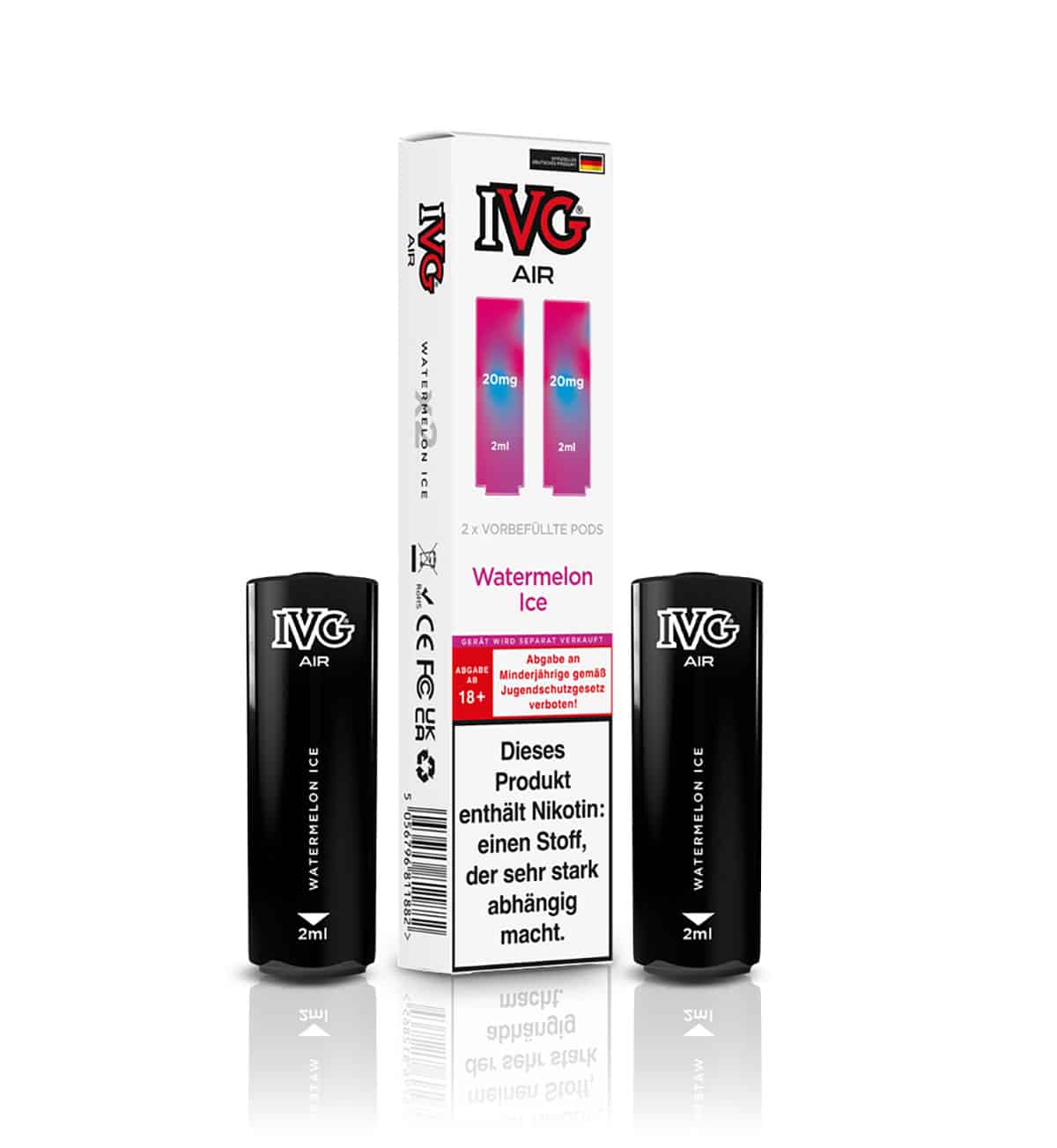 IVG Air | Watermelon Ice | Liquid Pod | 20mg | 2er Pack