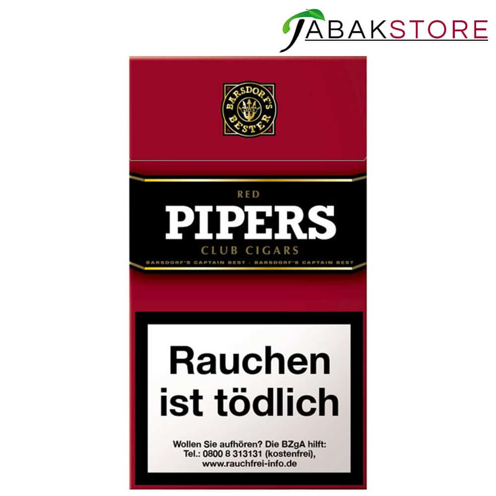 Red Pipers Zigarillos | 1×10 Club Cigars | 2,00€