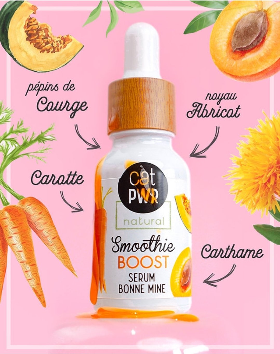 BOOST Sérum de Nuit Bonne Mine à l’huile d’Abricot & CAROTTE – Bild 2