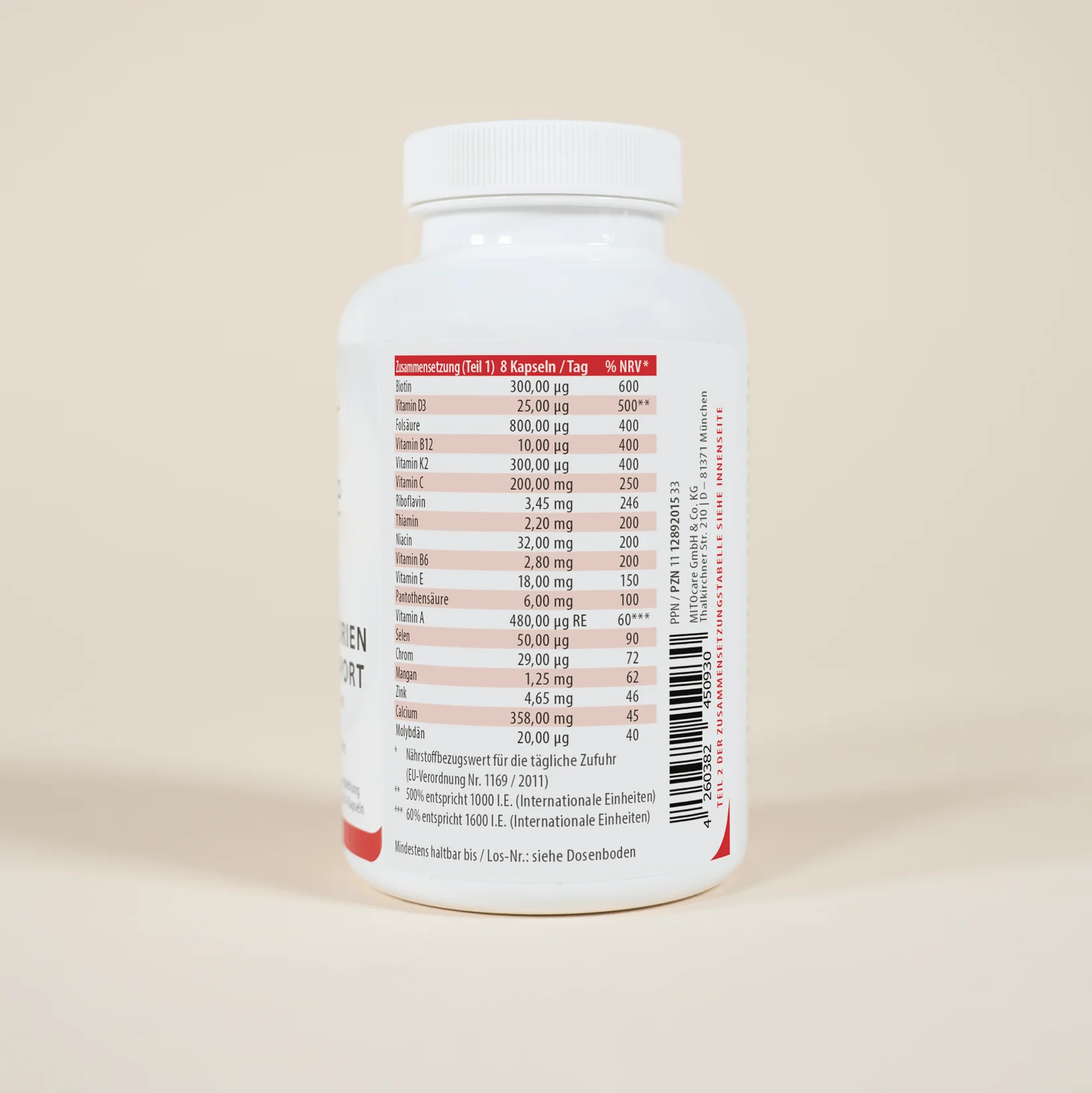 Mitocare Mitochondrien Formula Sport – Bild 2
