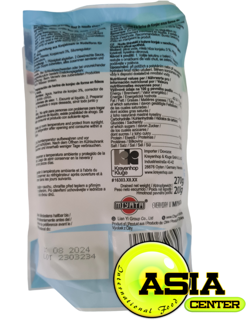 Miyata Shirataki WOK Style 270g ATG200g 3xPack – Bild 3