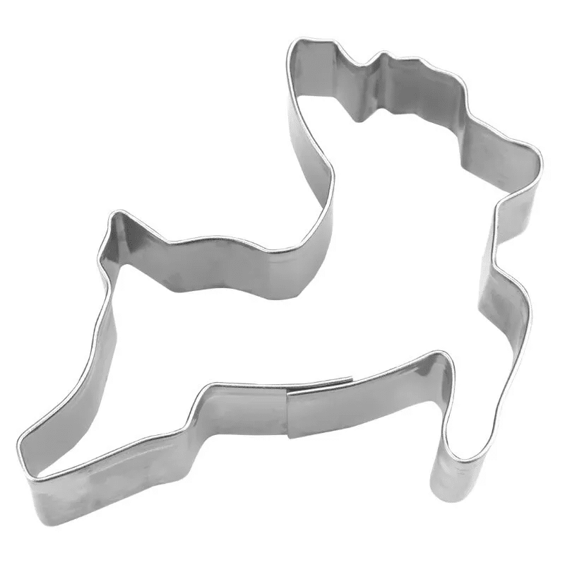 Ausstecher Hirsch springend klein