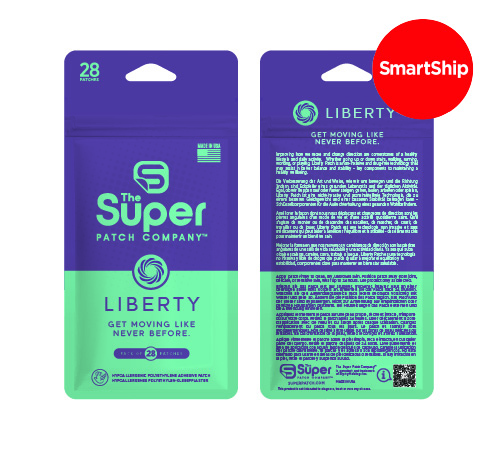Liberty Super Patch – Packung mit 28 Patches