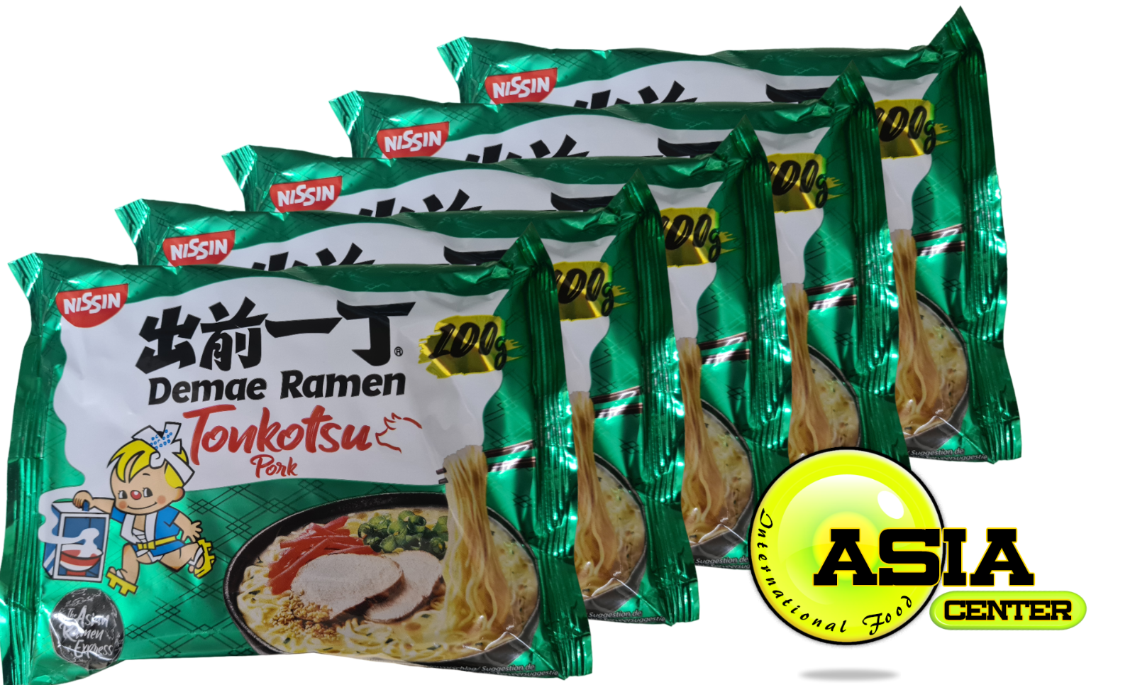 Nissin Demae Ramen Yakisoba (gebr. Nudel) 5-Pack Instant Noodles 5 x 100g