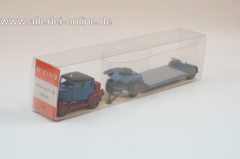 Wiking H0 1:87 | Hanomag ST 100 Veteran mit Tiefladeanhänger | Nr: 502 mit OVP – Bild 5