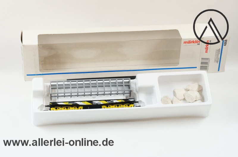 Märklin Spur H0 | 4868 Schwerlast-Flachwagen mit Steinen der ÖBB | 6-Achsiger Schwerlastwagen mit OVP – Bild 2